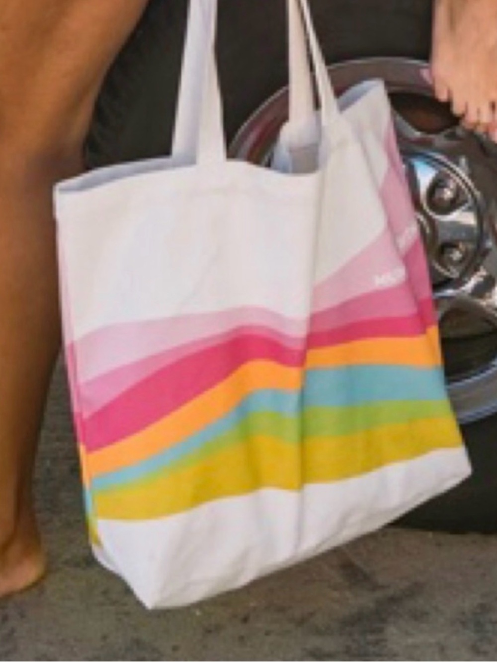 NWT Show Me Your MuMu Barbie Shoreline Beach Bag Canvas Tote Gym